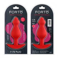 FORTO F-78 Pointee Plug Red Large FORTO F-78 Pointee Plug Red Large