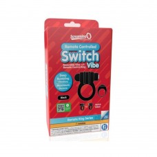 Screaming O Switch Remote Controlled Vibrating Ring - Black Screaming O Switch Remote Controlled Vibrating Ring - Black