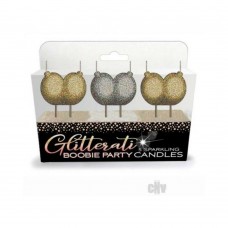 Glitterati Boobie Candles 4pc Set Glitterati Boobie Candles 4pc Set