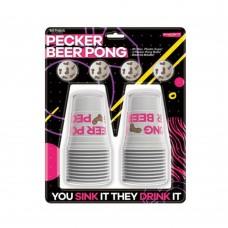Pecker Beer Pong Game With Balls