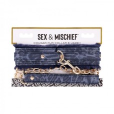 Sportsheets Sex & Mischief Cougar Fur Collar & Leash Sportsheets Sex & Mischief Cougar Fur Collar & Leash