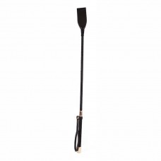18" PU Golden Tip Riding Crop Black 18" PU Golden Tip Riding Crop Black