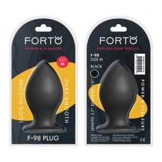 Forto F-98 Plug - Medium Black Forto F-98 Plug - Medium Black
