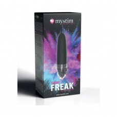 Mystim Sleak Freak Estim Straight Vibrator - Black Mystim Sleak Freak Estim Straight Vibrator - Black