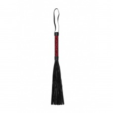 Diamond Pattern Luxury Whip - Burgundy