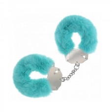 Ouch! Heavy-duty Fluffy Handcuffs Blue Ouch! Heavy-duty Fluffy Handcuffs Blue