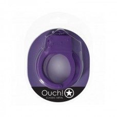 Ouch! Classic Metal Handcuffs Purple Ouch! Classic Metal Handcuffs Purple