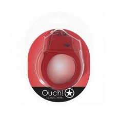 Ouch! Classic Metal Handcuffs Red Ouch! Classic Metal Handcuffs Red